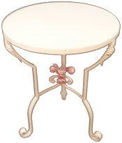 Rose & Acanthus Leaves Table, Item #135